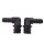 Flojet 20381009 Port Kit (2 pcs.), snap-in port x 12mm (1/2") hose barb, 90° elbow, O-Ring EPDM