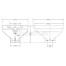 Jabsco 29096-0000 Cuvette pour Toilettes Compactes