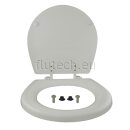 Jabsco 29097-1000 Siège, Abattant et Charnière pour Toilettes Compactes