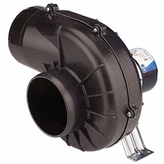 Jabsco 35440-0000 Ventilator voor montage op drager, 100 mm slangaansluitingen, 7,1m³/min (250 CFM), 12V