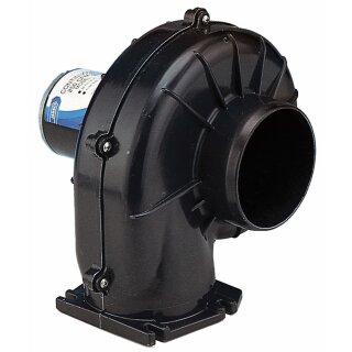 Jabsco 35760-0092 Ventilateur haute performance pour montage sur bride x 100mm de raccord de tuyau, 7,1m³/min (250 CFM), 12V