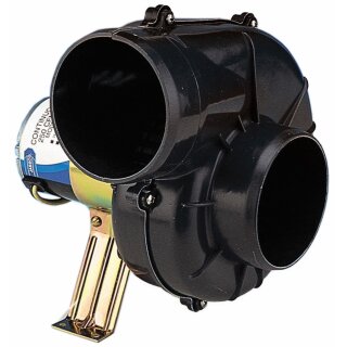 Jabsco 35770-0092 Ventilateur haute performance pour montage sur poutre, raccords de tuyaux 100mm, 7,1m³/min (250 CFM), 12V