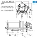 Jabsco P501J-118S-3A PAR-MAX HD5 Water Pressure Pump, 19 LPM, 4,1 bar, S/E, 12V