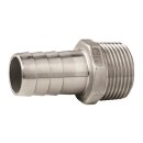 Vetus QA05MH-38 Stainless Steel Hose Fitting 38mm x male...