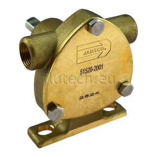 Jabsco 51520-2001 Bronzepumpe, Fußausführung, BG 020, 9,5mm (3/8") BSP Innengewinde, NEO