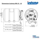 Isotemp 6P2031SPA0003 Spa 20 Water Heater + Mixing Valve 230V/750W