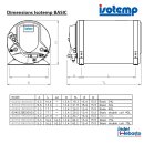 Isotemp 6075B1BD00003 Basic 75 DC Water Heater + Mixing Valve 230V/1200W
