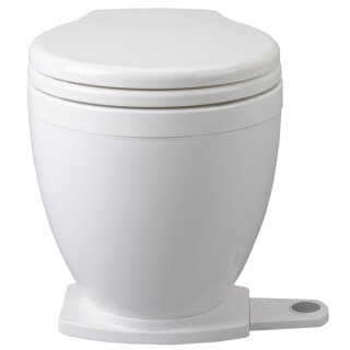 Jabsco 58500-0012 Lite Flush Elektrische Toilette, Fußschalter, 12V