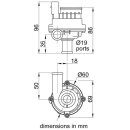 Jabsco 59510-0012 Magnetic Drive Circulation Pump 12,5...