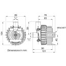 Jabsco 59530-0000B Magnetic Drive Circulation Pump 21...