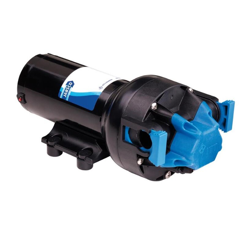 Jabsco 32600-0092 Pompa Acqua Par-Max 12V | 3,5 GPM | 40 PSI | Autoadescante Fino A 3 Metri | Per Roulotte, Barche E Camper