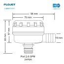 Flojet 01740010 Strainer, 40 MESH (fine filter), plug-in...