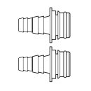 Flojet 20381026 Anschluss-Kit (2 Stk.), Steckanschluss x 10/13mm (3/8" und 1/2") Schlauchanschluss, gerade, EPDM