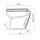 Jabsco 58060-3012 Deluxe Flush WC con valvola a solenoide, 14" , con schienale smussato, chiusura soft, 12V
