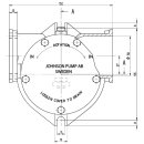 SPX Johnson Pump 10-24308-11 Impeller pump F9B-9, flange design, flange connections, 1/1, NEO