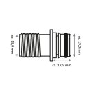 Jabsco 1877K-2242S Kit attacco rapido (2 pezzi),...
