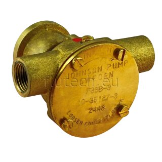 Johnson Pump 10-35187-3 Flexible Impellerpumpe aus Bronze F35B-9, Flanschausführung, 3/8-18 NPTF Gewindeanschlüsse, 1/1, MC97