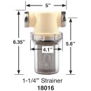 Sherwood 18016 Filtro antisporco da 1-1/4" 20 MESH