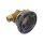 Jabsco 50005-00-8413 Pompe à impulseur flexible en bronze avec adaptateur de bride, BG 005, raccord fileté de 9,5mm (3/8") BSP, Nitrile
