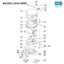 Jabsco 58540-1024 Kit de Bloc de Pompe pour W.C électrique Lite Flush 24V