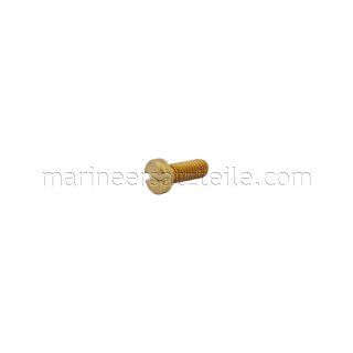 SPX Johnson Pump 0.0279.500 Slotted cylinder head screw ISO1207, M4 x 10, brass (05-04-162)