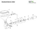 SPX Johnson Pump 09-847B Girante per WC elettrico standard