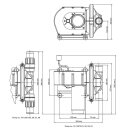 SPX Johnson Pump 10-13373-08 Viking Power Vacuum, 24 LPM, 24V