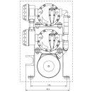 SPX Johnson Pump 10-13409-01 Aqua-Jet WPS Duo 10.4 Druckwasseranlage, 40 LPM, 2,8 bar, 12V