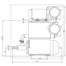 SPX Johnson Pump 10-13409-02 Aqua-Jet WPS Duo 10.4 Druckwasseranlage, 40 LPM, 2,8 bar, 24V