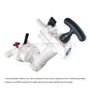 RM69 RM804 3-way valve for direct toilet installation, outlets 90° bent