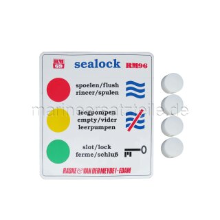 RM69 RM554.4 Schraubenabdeckung für Sockel, weiß, Sealock