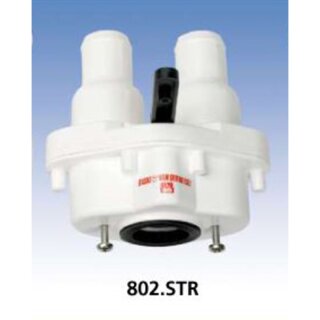 RM69 RM802.STR 2-Wege Ventil für direkte Toiletten-Montage, gerade Ausgänge