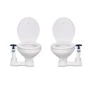 Jabsco 29120-5100 Verrou Tournant manuel pour toilettes avec cuvette standard (nouveau), Soft Close