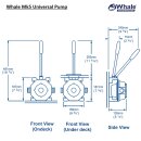 Whale BP0510 MK5 Universal Manual Bilge Pump for on...