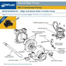 Whale BP0510 MK5 Universal Manual Bilge Pump for on Deck/Bulkhead and Thru Deck mounting, max 66 LPM, 38mm