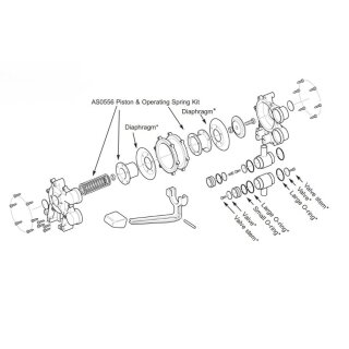 Whale GP0551 Gusher Galley Pump Mk 3 (left) - buy online