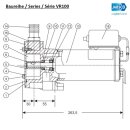 Jabsco SK422-0001 Kit di manutenzione VR100