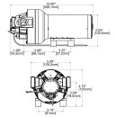 Flojet R8500144A VersiJet 5.0 Water Pressure Pump, 18,9...