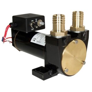 Jabsco VR100-1122 Pompe de ravitaillement en Diesel 100 LPM, raccord de tuyau 1-1/4" (32mm) ou 1" BSP, SW, 24V