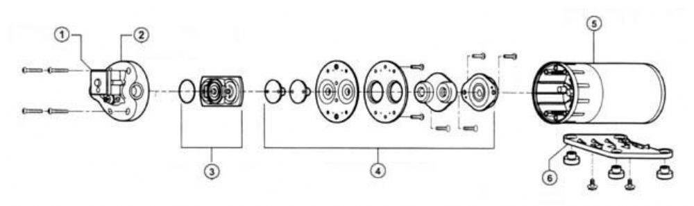 Explosionszeichnung D2132V6011